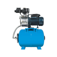 Насосная станция Unipump АКВАРОБОТ JS 100 поверхностная, нержавеющая сталь, 0.75кВт, 40м, 55л/мин, 220В, объем гидроаккумулятора - 24л