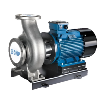 Насос консольно-моноблочный CNP NISF65-40-250/3SWF поверхностный, нержавеющая сталь, 3кВт, 25м, 208л/мин, 380В