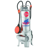Насос фекальный Pedrollo VXm-ST 15/50 погружной, нержавеющая сталь, 1.1кВт, 13.5м, 650л/мин, 220В