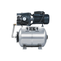 Насосная станция Unipump AUTO JET 110 L поверхностная, чугун, 0.9кВт, 53м, 50л/мин, 220В, объем гидроаккумулятора - 24л, 29123