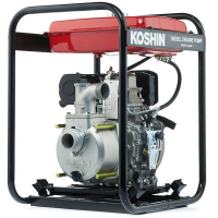 Мотопомпа Koshin STY-80D поверхностная, 26м, 883л/мин