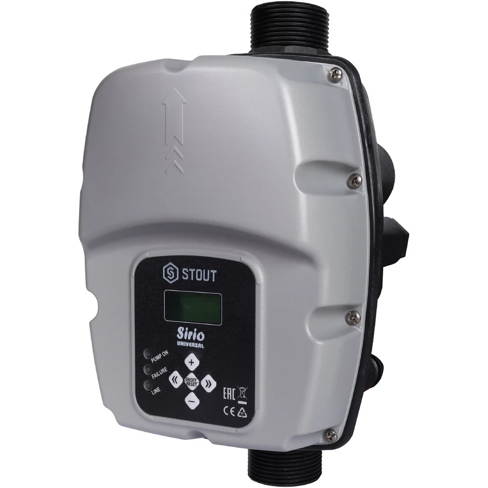 Блок управления насосом STOUT SCS-0001 SIRIO UNIVERSAL Ду32 Ру8, 220В