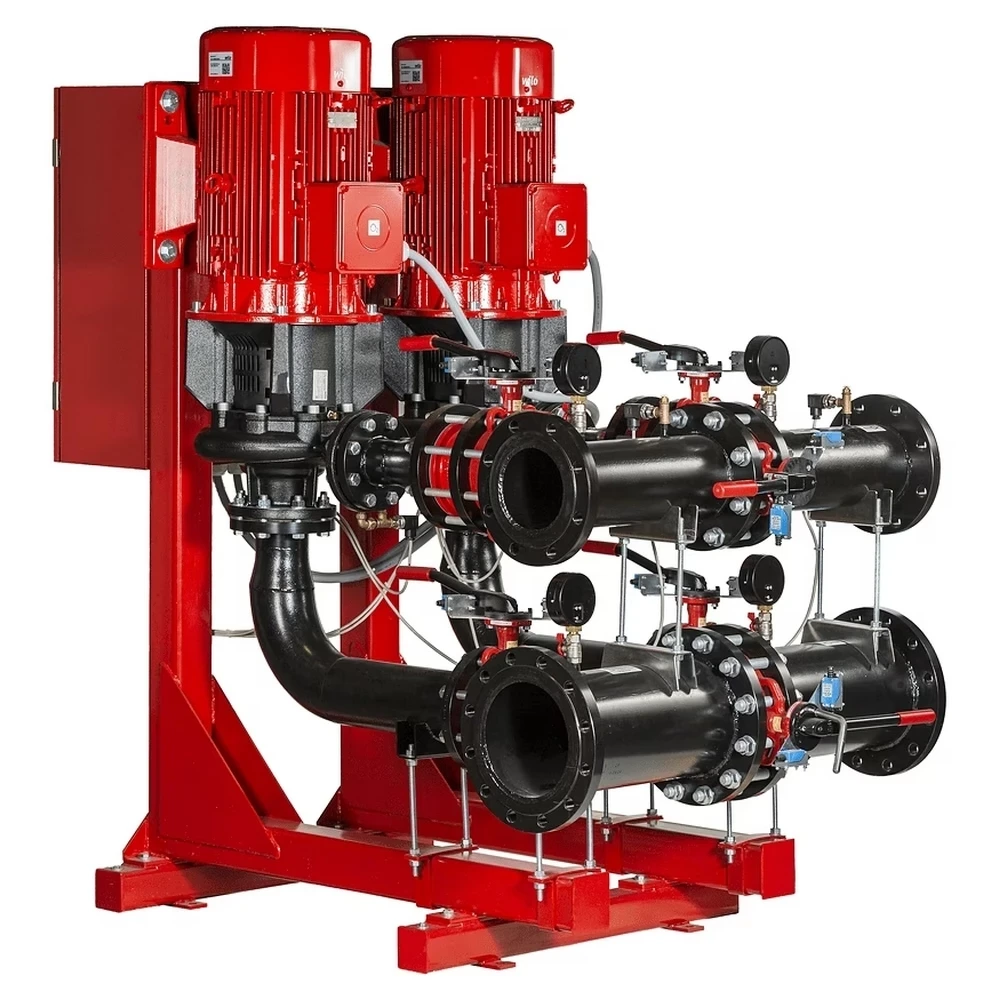 Насосная станция Wilo CO 2 BL 40/245-30/2/SK-FFS-R-CS поверхностная, корпус - чугун, мощность - 30кВт, напор - 93.2м, 380В