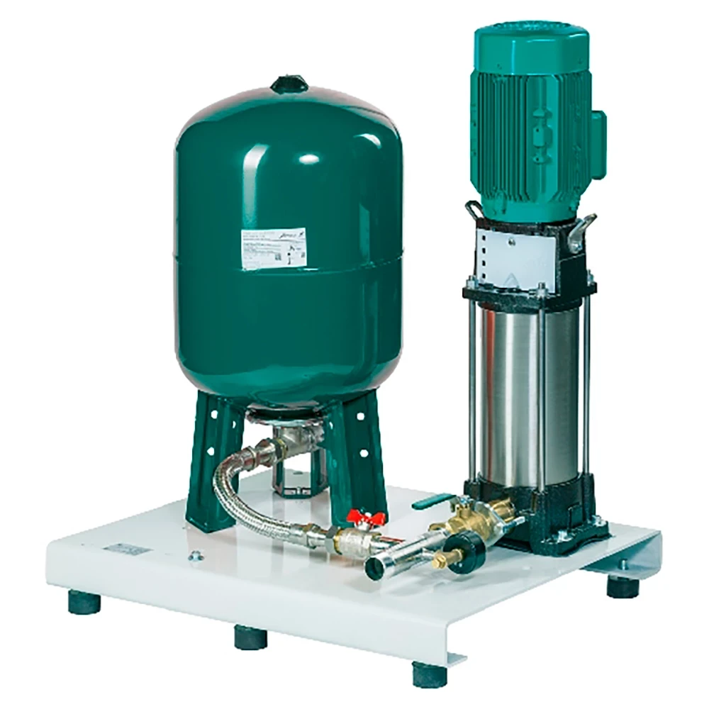 Насосная станция Wilo CO 1 MVL 211/J-ET-R 1″ поверхностная, корпус - углеродистая сталь/нержавеющая сталь, производительность - 33л/мин, 380В
