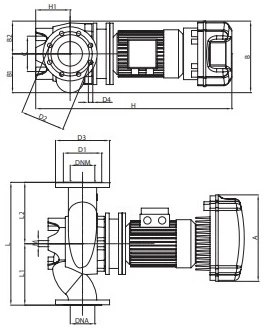Насос циркуляционный DAB CP-GE 100-3050/A/BAQE/15 поверхностный, корпус - чугун, 380В