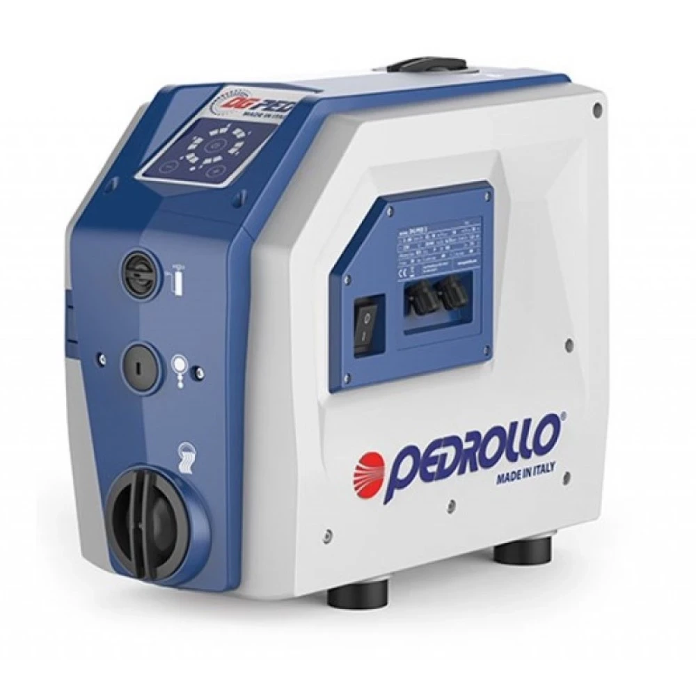 Насосная станция Pedrollo DG PED 3 single use поверхностная, мощность - 0.75кВт, напор - 55м, производительность - 80л/мин, 220В
