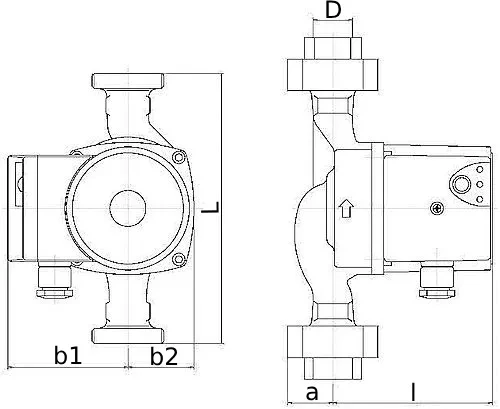 Насос циркуляционный IMP PUMPS NMT SAN PLUS 20/90-130 поверхностный, корпус - бронза, мощность - 0.1кВт, напор - 8.52м, производительность - 75л/мин, 220В