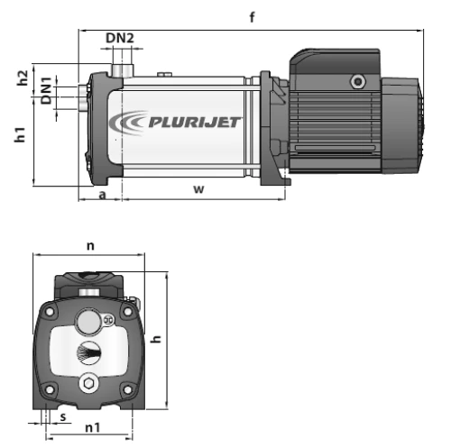 Насос многоступенчатый Pedrollo PLURIJET 4/200X поверхностный, корпус - нержавеющая сталь, мощность - 1.5кВт, напор - 58м, 220В Насос многоступенчатый Pedrollo PLURIJET 4/200X поверхностный, корпус - нержавеющая сталь, мощность - 1.5кВт, напор - 58м, 220В