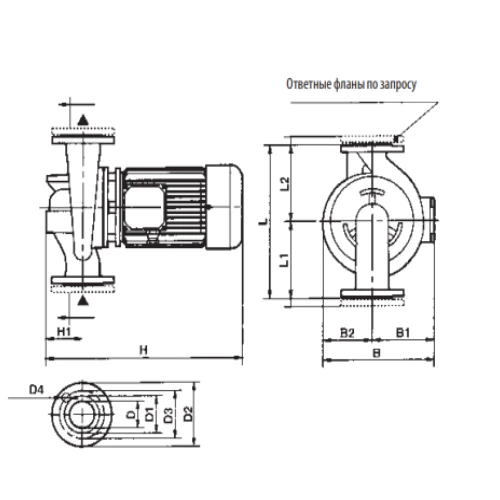 Насос циркуляционный DAB CP 50/2600T поверхностный, корпус - чугун, мощность - 1.89кВт, напор - 25м, 220В