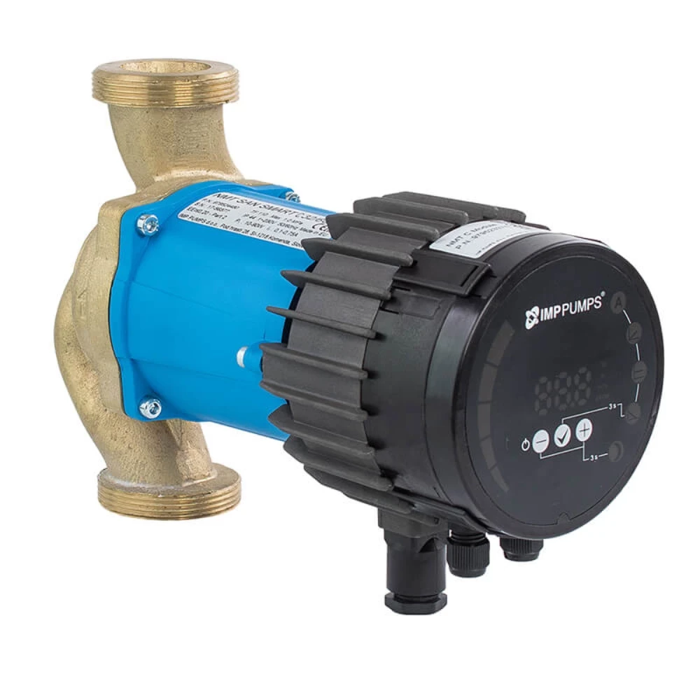 Насос циркуляционный IMP PUMPS NMT SAN SMART C 32/100-180 поверхностный, корпус - бронза, мощность - 0.18кВт, напор - 10.53м, производительность - 197л/мин, 220В