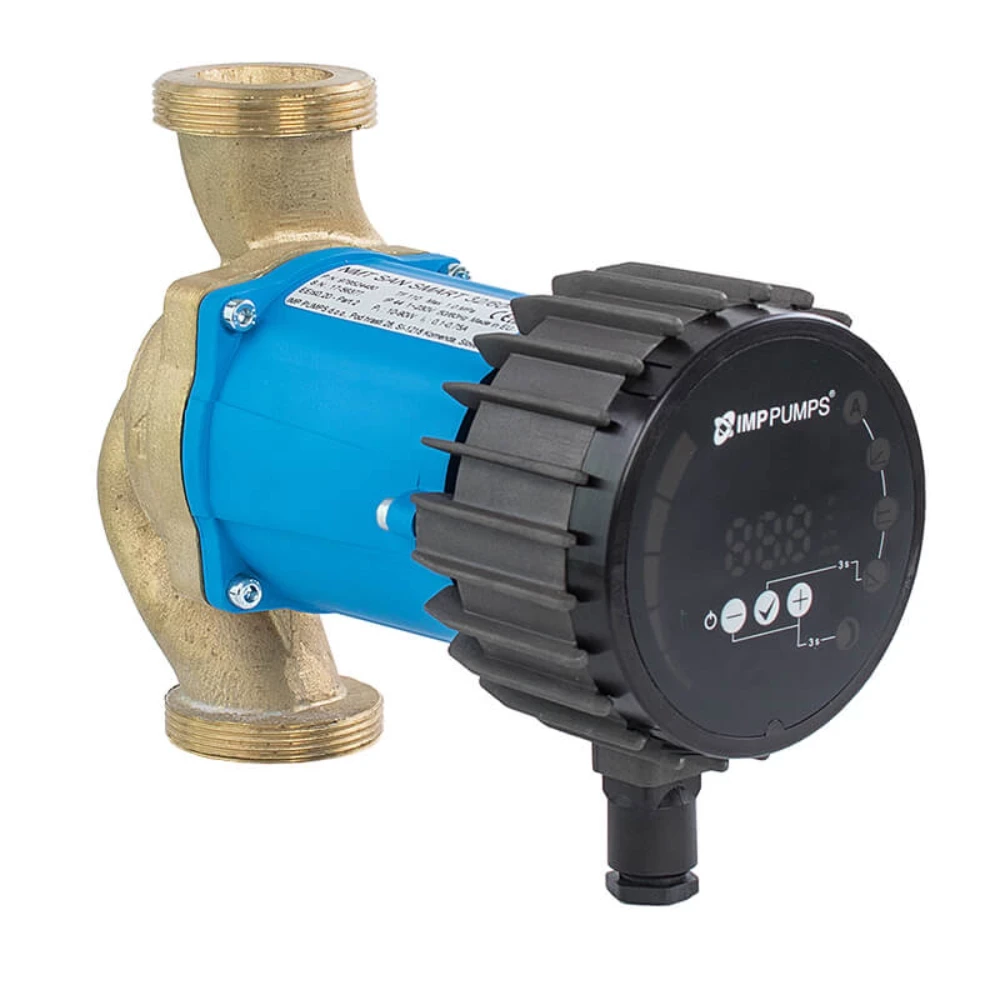 Насос циркуляционный IMP PUMPS NMT SAN SMART 25/60-180 поверхностный, корпус - бронза, мощность - 0.11кВт, напор - 6.2м, производительность - 165л/мин, 220В