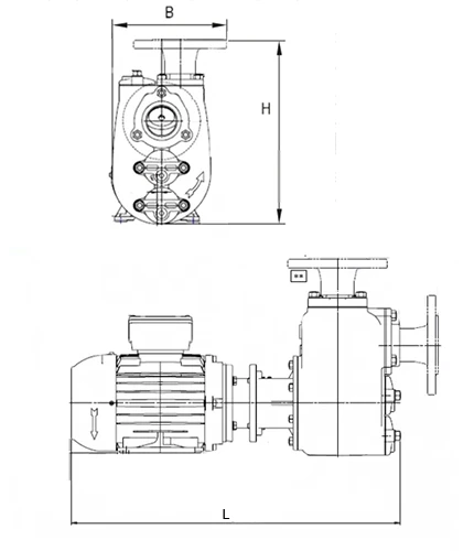 Насос дренажный Varisco JE 2-120 G10 NT20 поверхностный, корпус - чугун, мощность - 2.2кВт, напор - 20м, производительность - 667л/мин, 220/380В