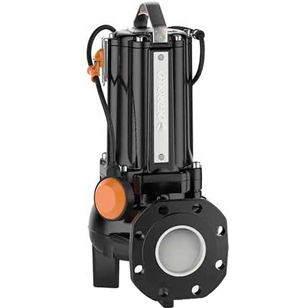 Насос фекальный Pedrollo VXCm/30-65-F погружной, корпус - чугун, мощность - 2.2кВт, напор - 12м, производительность - 1200л/мин, 220В